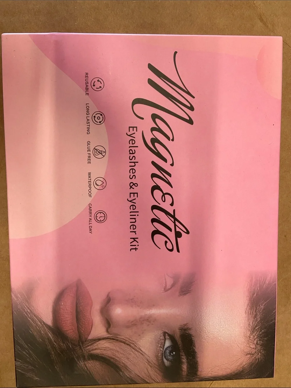 Magnetic Eyelashes & Eyeliner Kit by  (Pink)